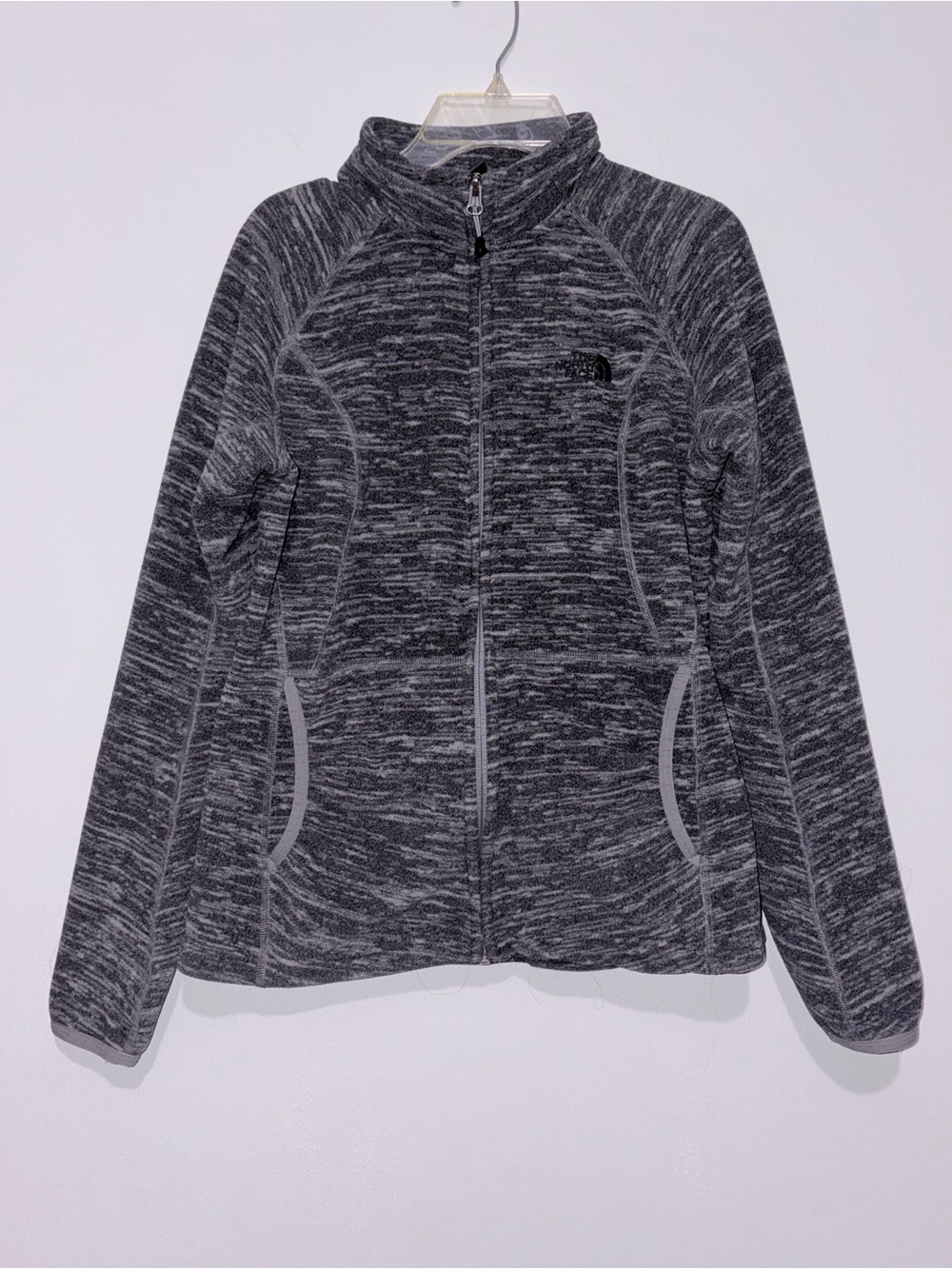The North Face Women's Dark Heather Gray Full-Zip Utility Jacket
